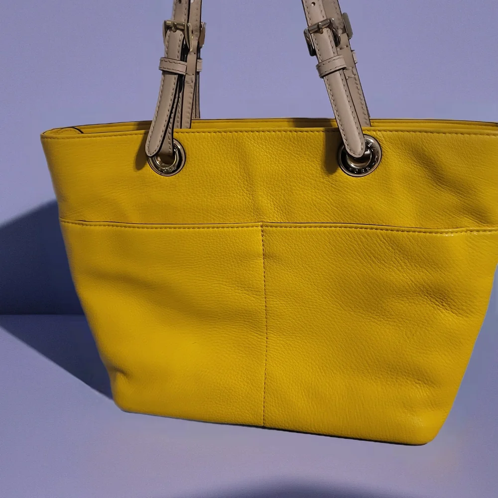 Michael Kors Yellow Tote Bag - Picture 2 of 7